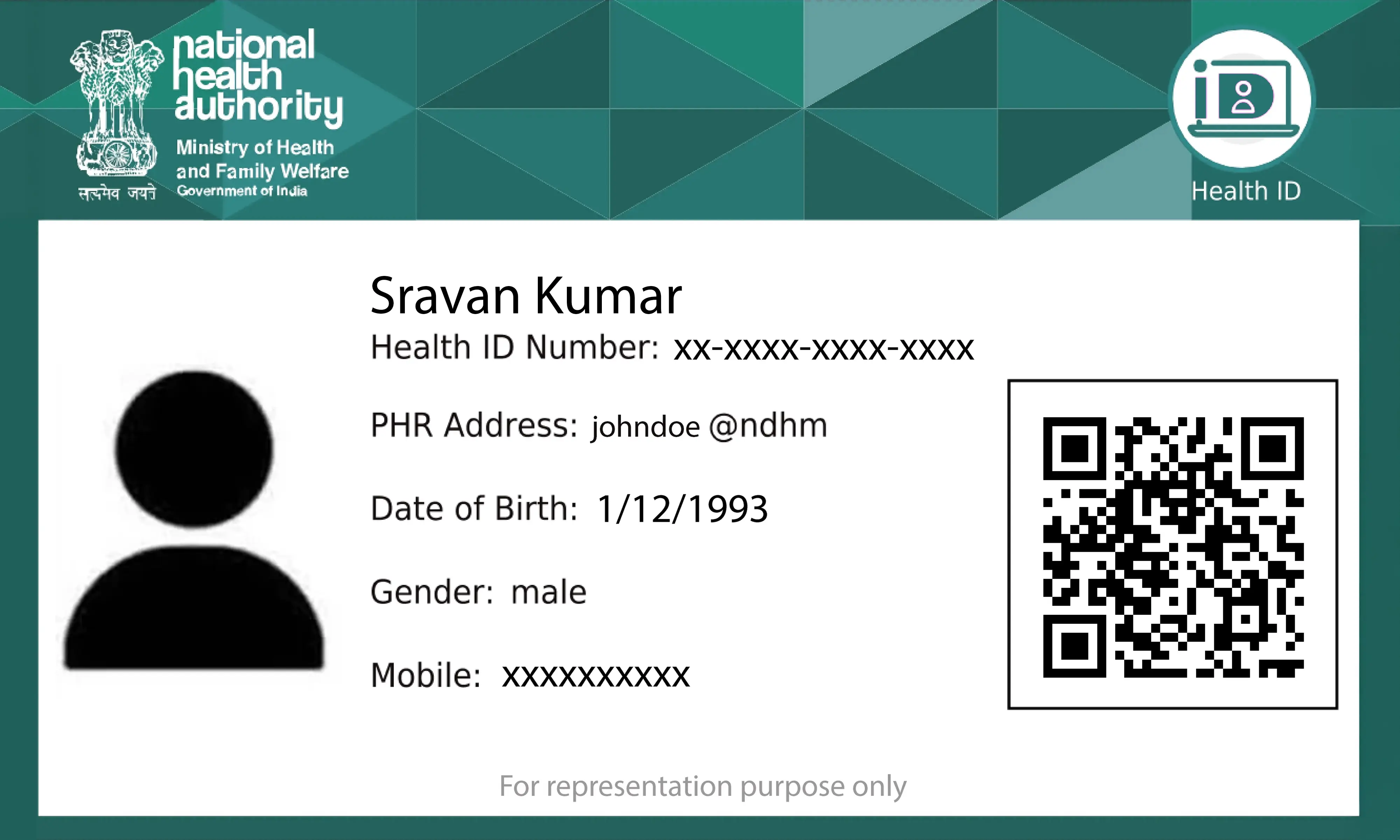 ABHA Health ID Card